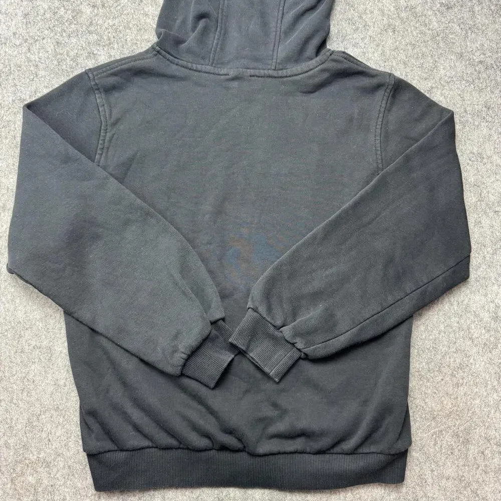 Nike Hoodie Mens Large Black Fleece Pullover Swoosh Logo Sweatshirt Casual